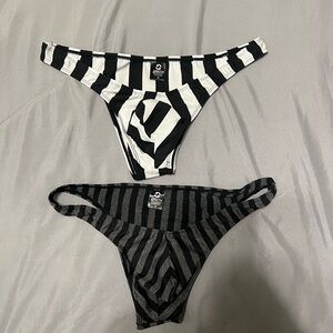 Men’s Striped Briefs - 2 Pack